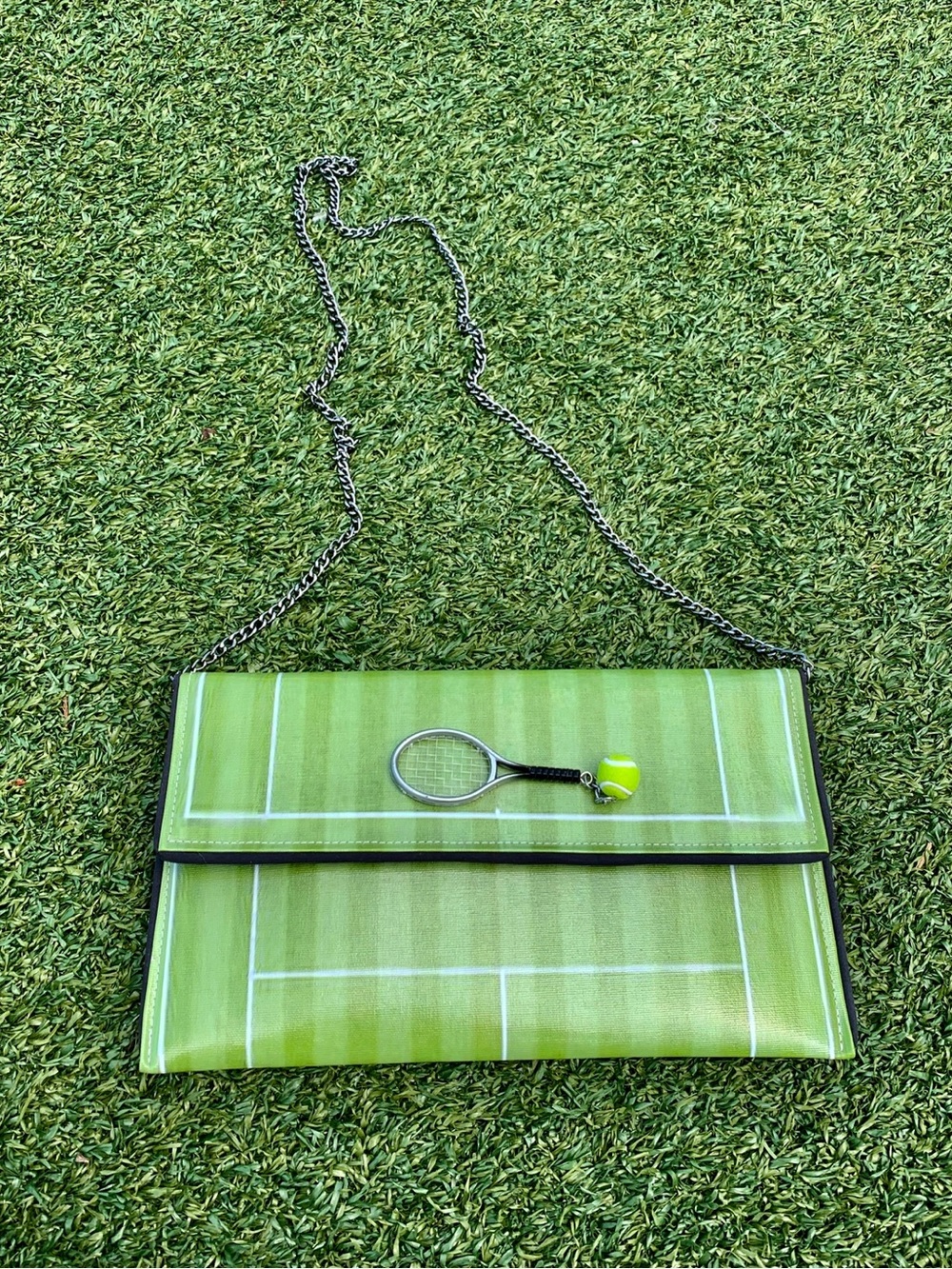 Kent Stetson “Tennis – Grass Court” Clutch Bag